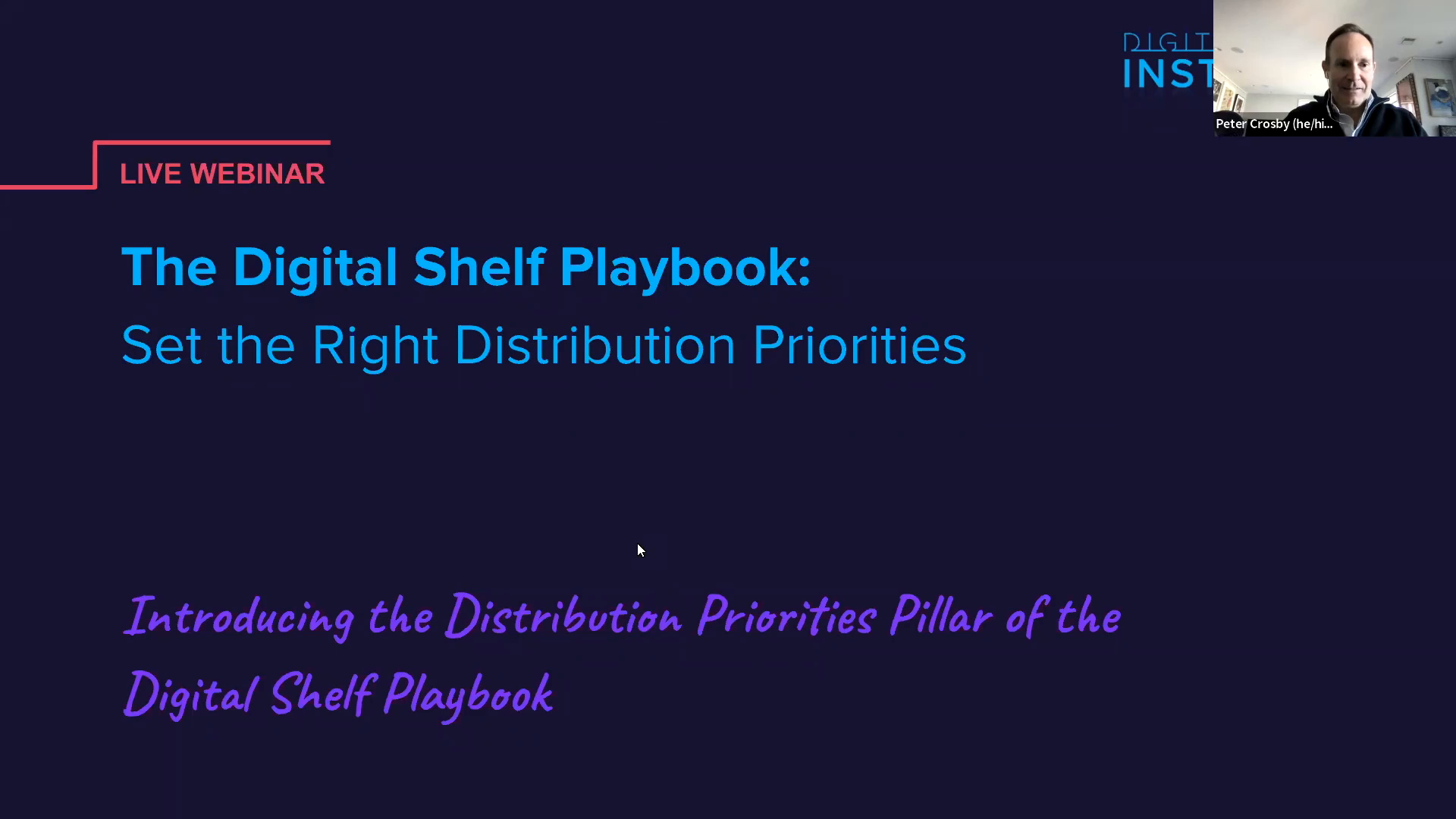 Digital Shelf Playbook Webinar - Distribution Priorities